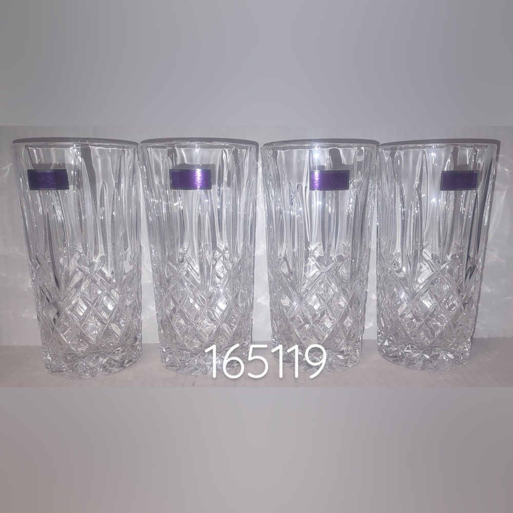 Waterford Marquis Markham Highball Glasses, Set of 4, New in Box